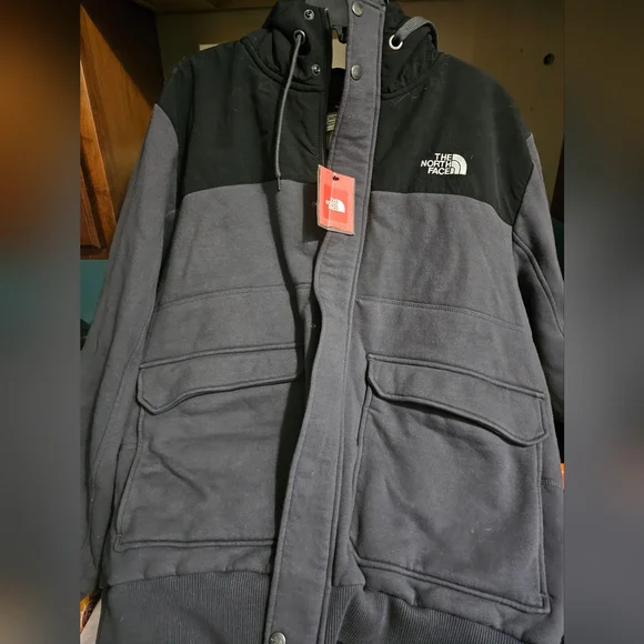 North Face RIVINGTON FULL ZIP GRAPHITE GREY XXLARGE OUTDOOR Fall/winter Jacket - Picture 2 of 3